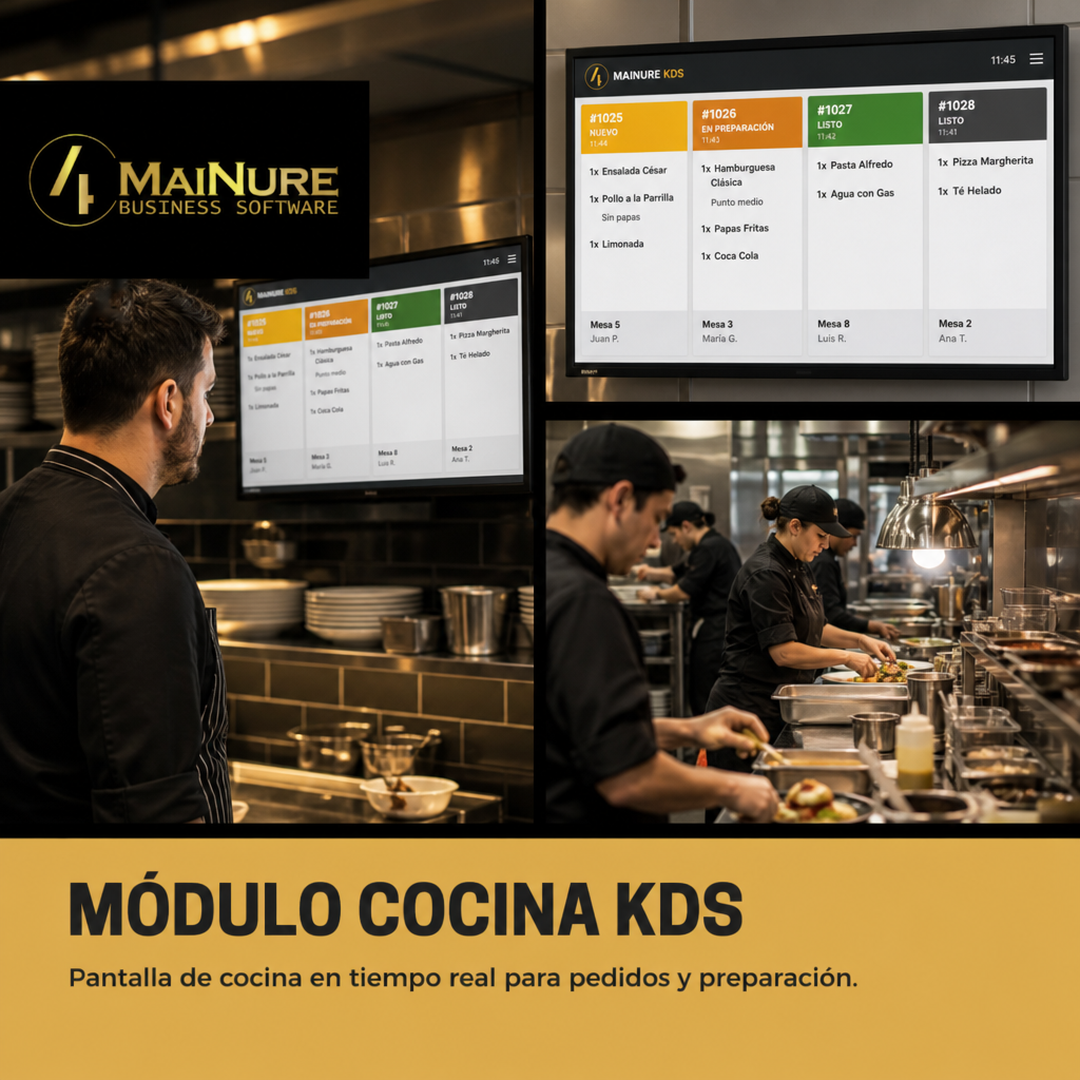 Módulo Pantalla de Cocina KDS y Comandas