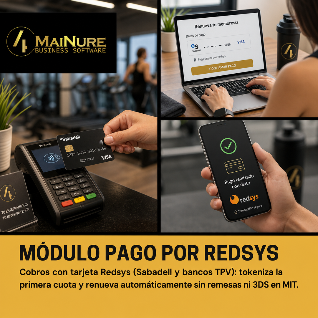 Módulo Pasarela Redsys (TPV Bancario)